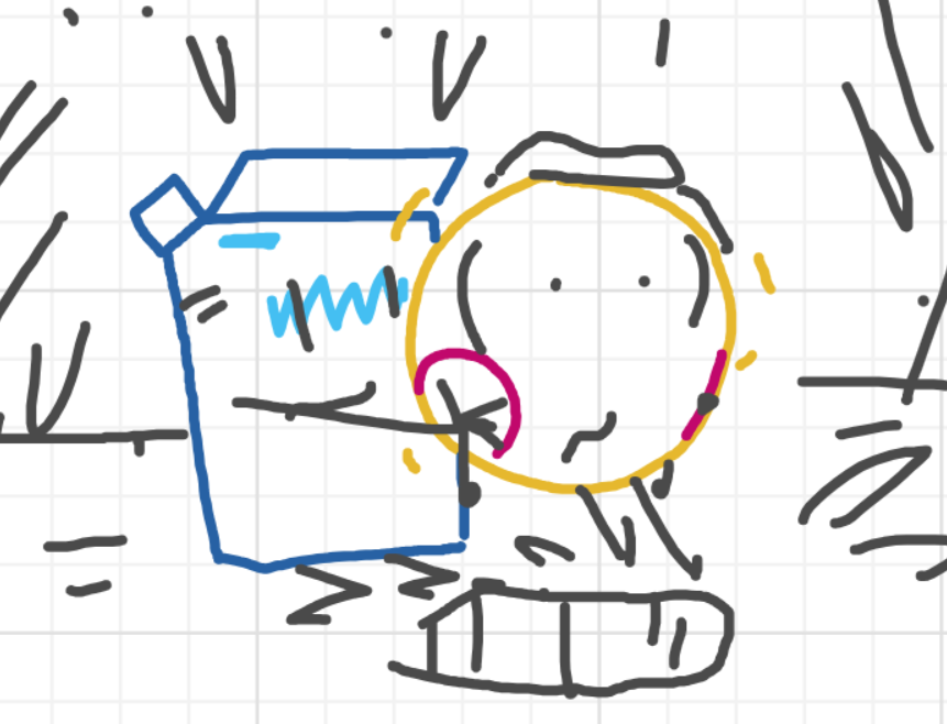 A panel from I've Been Everywhere, Man, episode nine of the Board Boards object show by Furretwalk/WalkingFurret.